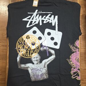 Stussy Men's "Strike" Black T-Shirt